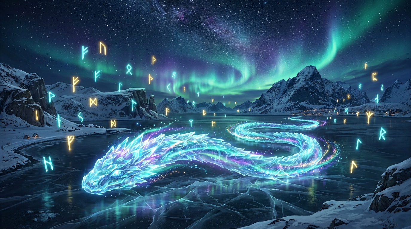 Nordic Aurora Rune Weaver Game Screen