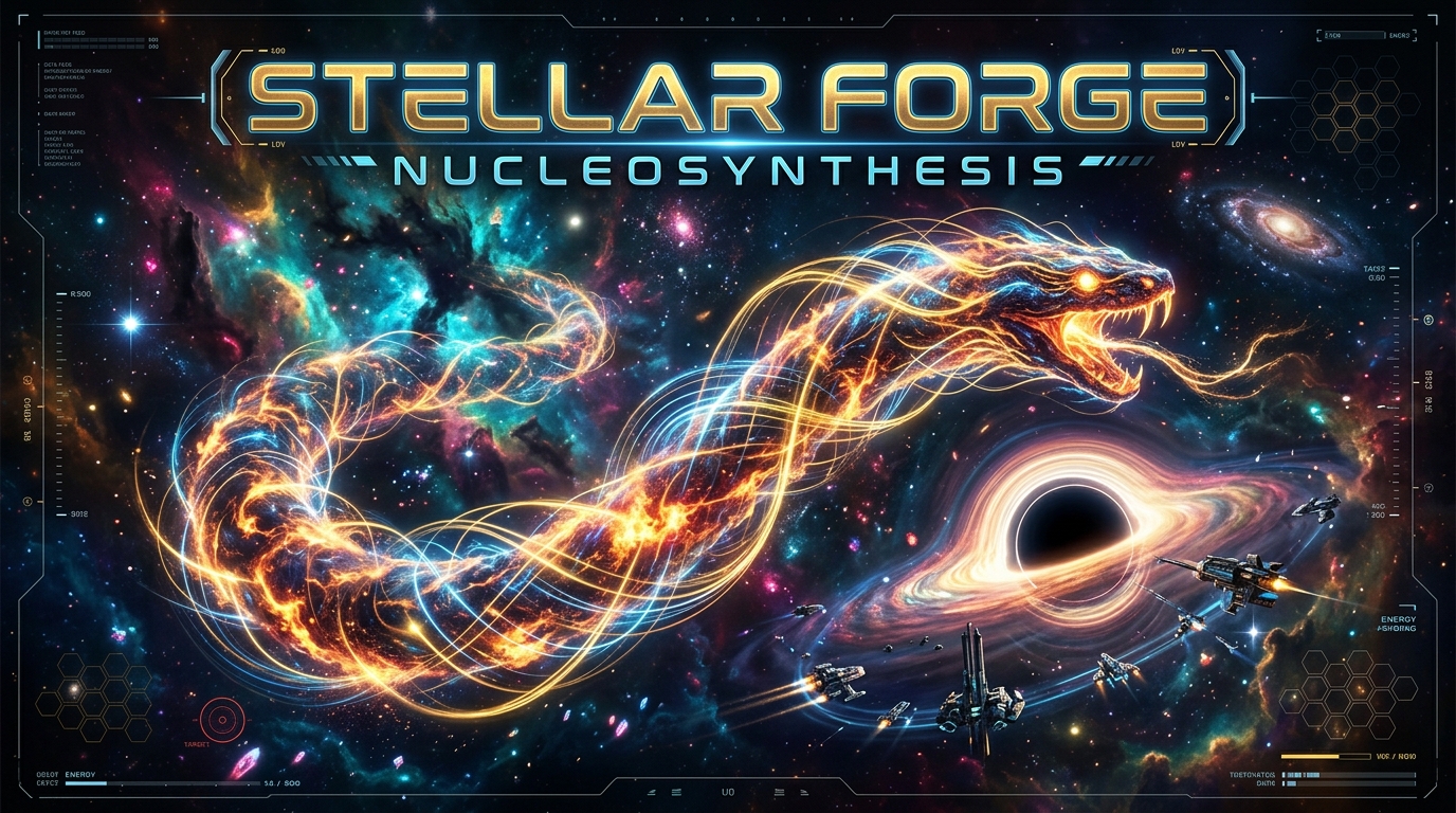 Stellar Forge Nucleosynthesis Game Screen